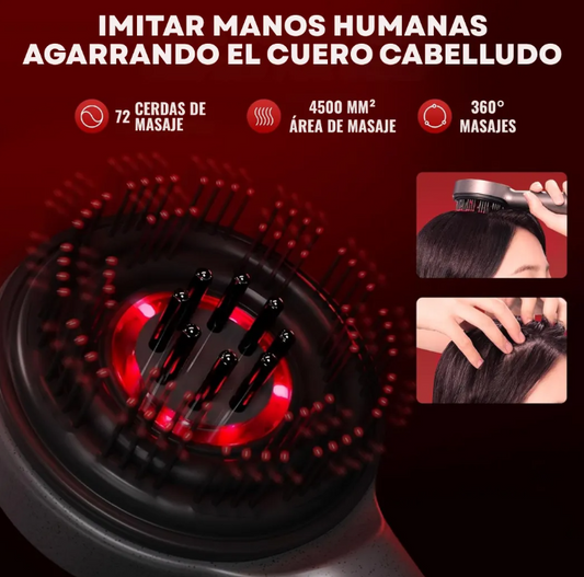 cepillo capilar con luz LED